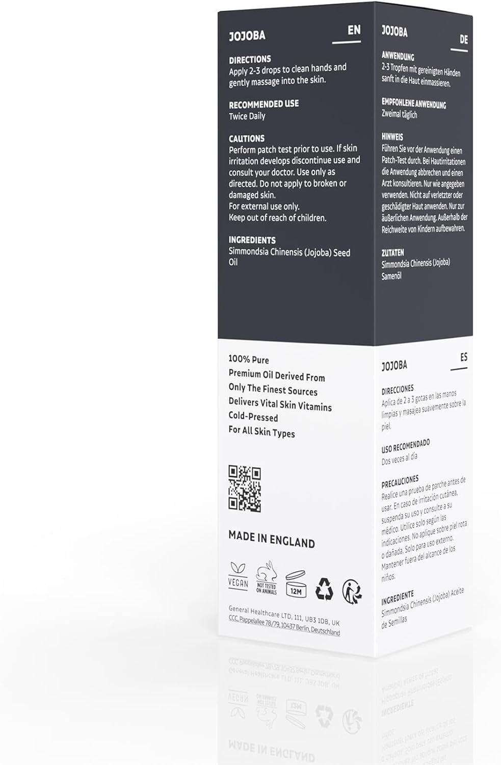 Thumbnail 5 de Dermavitamins Huile de Jojoba 100% Pure, 30 ml