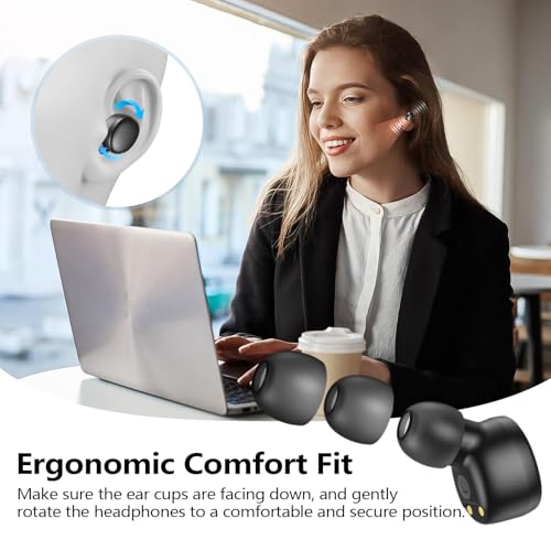 Detalle de Kurdene Wireless Earbuds Bluetooth 5.3 — Lightweight In-Ear Headphones