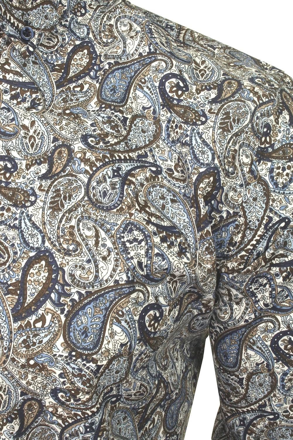 Thumbnail 2 de Xact Chemise Paisley à Manches Longues pour Hommes – Coupe Slim