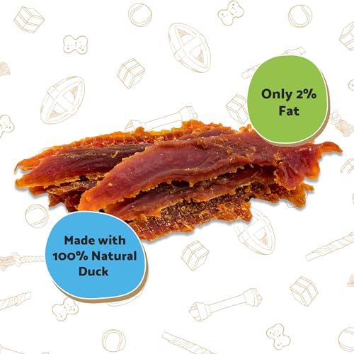 Detalle de Good Boy Tender Duck Fillets Dog Treats 320 g (Pack of 3) – 100% Natural Duck Breast, Low Fat Chewy Treats