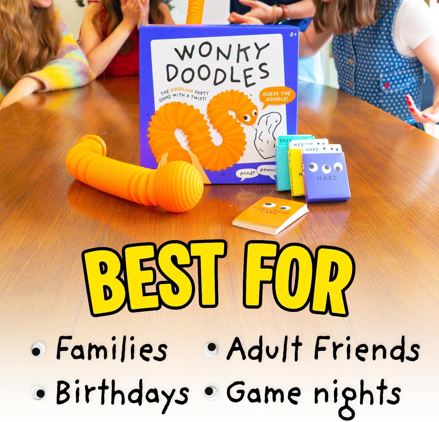 Detalle 2 de Wonky Doodles drawing game for groups