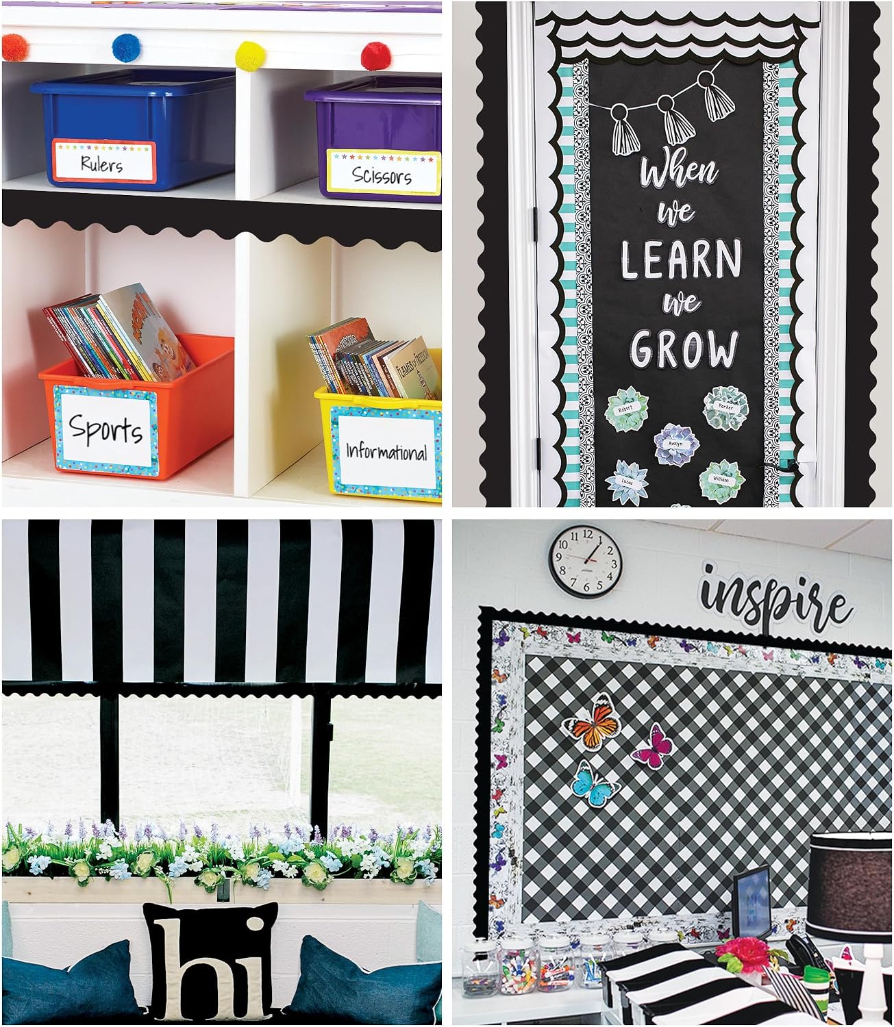 Detalle de Carson Dellosa Bulletin Board Borders 36-foot Roll