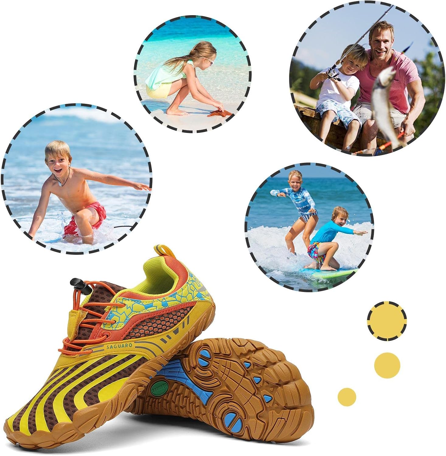 Thumbnail 6 de SAGUARO scarpe barefoot minimaliste per bambini e ragazzi (acqua, indoor e outdoor)