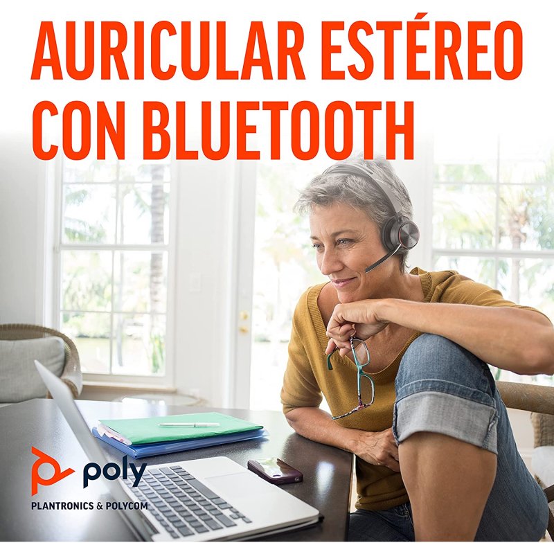 Thumbnail 3 de Poly Voyager Focus 2 UC 3 niveles ANC