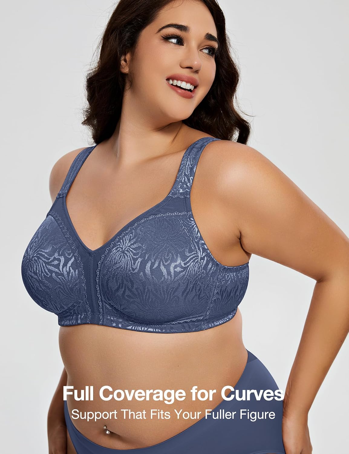 Detalle 2 de Deyllo Women's Minimizer Bra, Wirefree