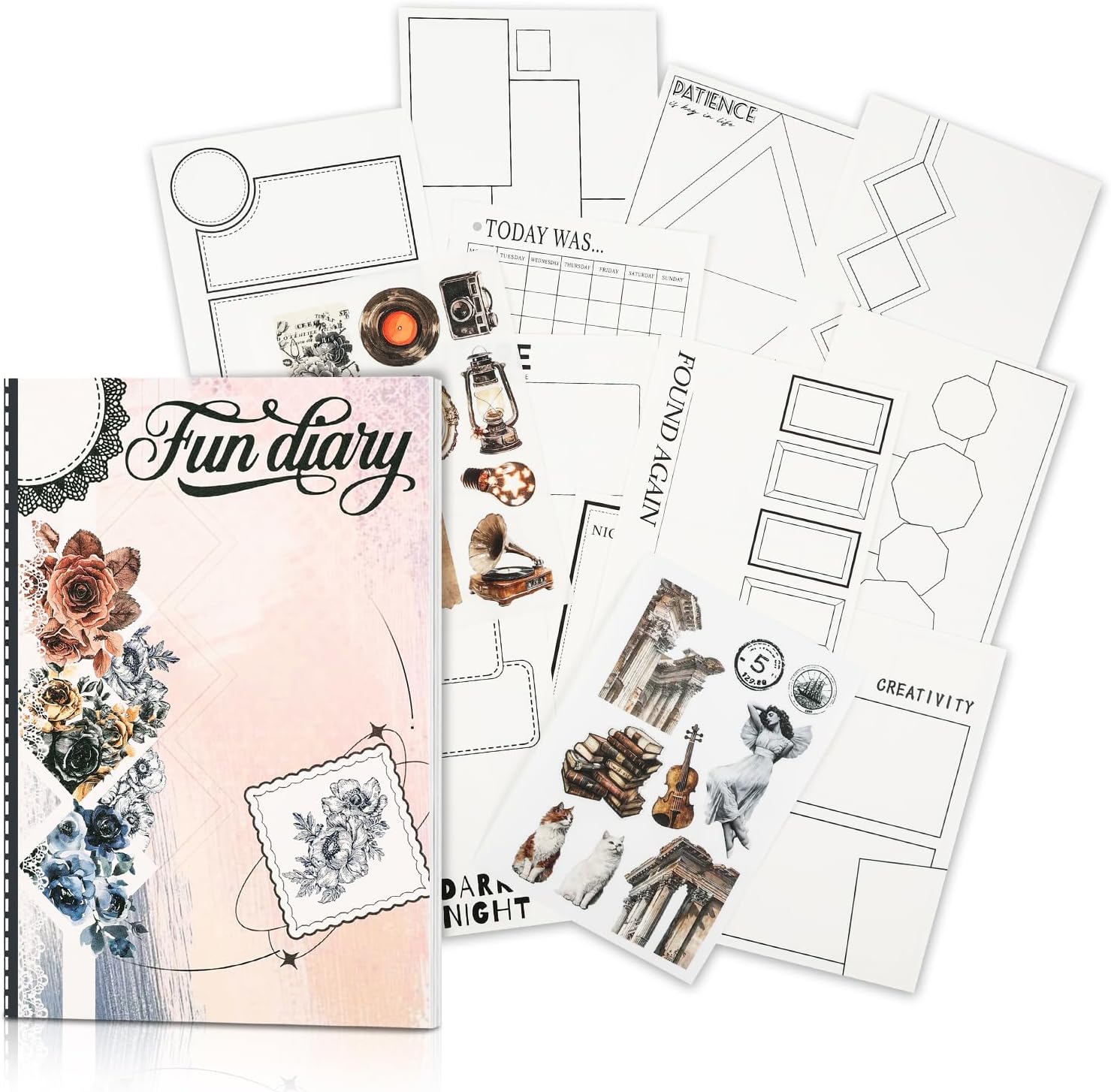 Thumbnail 6 de Dizdkizd Creative Art Journal, 8.3 × 5.8 in
