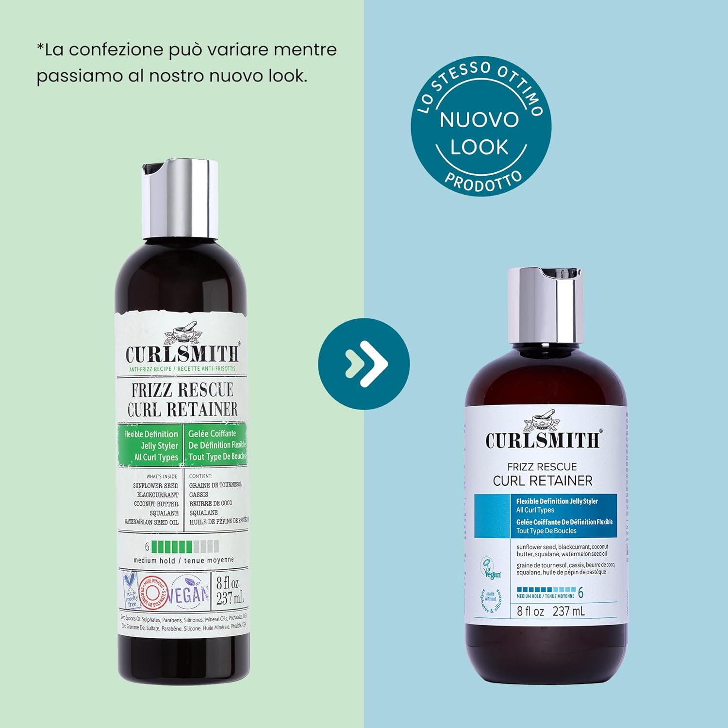 Detalle 1 de Gel per ricci Curlsmith Frizz Rescue 8 oz