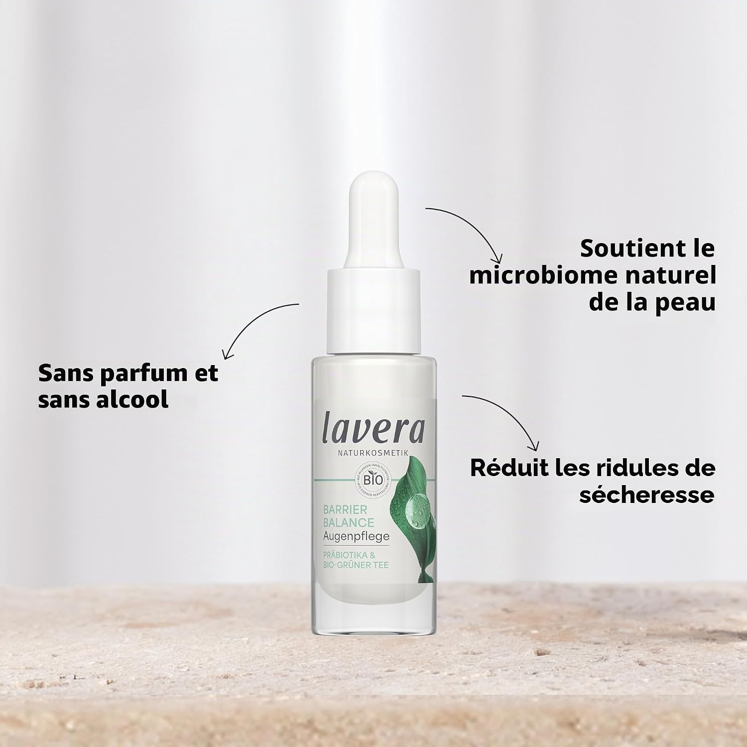 Detalle 1 de lavera Barrier Balance Soin des Yeux 15 ml