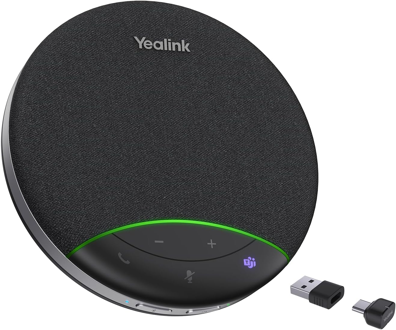 Yealink SP92 Office Conference Speaker and Microphone: Portable Bluetooth Speaker for Small Meeting Rooms