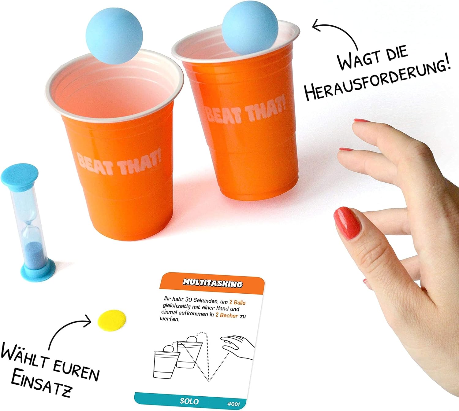 Thumbnail 3 de Gutter Games Beat that! – Rasende Partyspiel-Challenge für 2–8 Spieler ab 9 Jahren