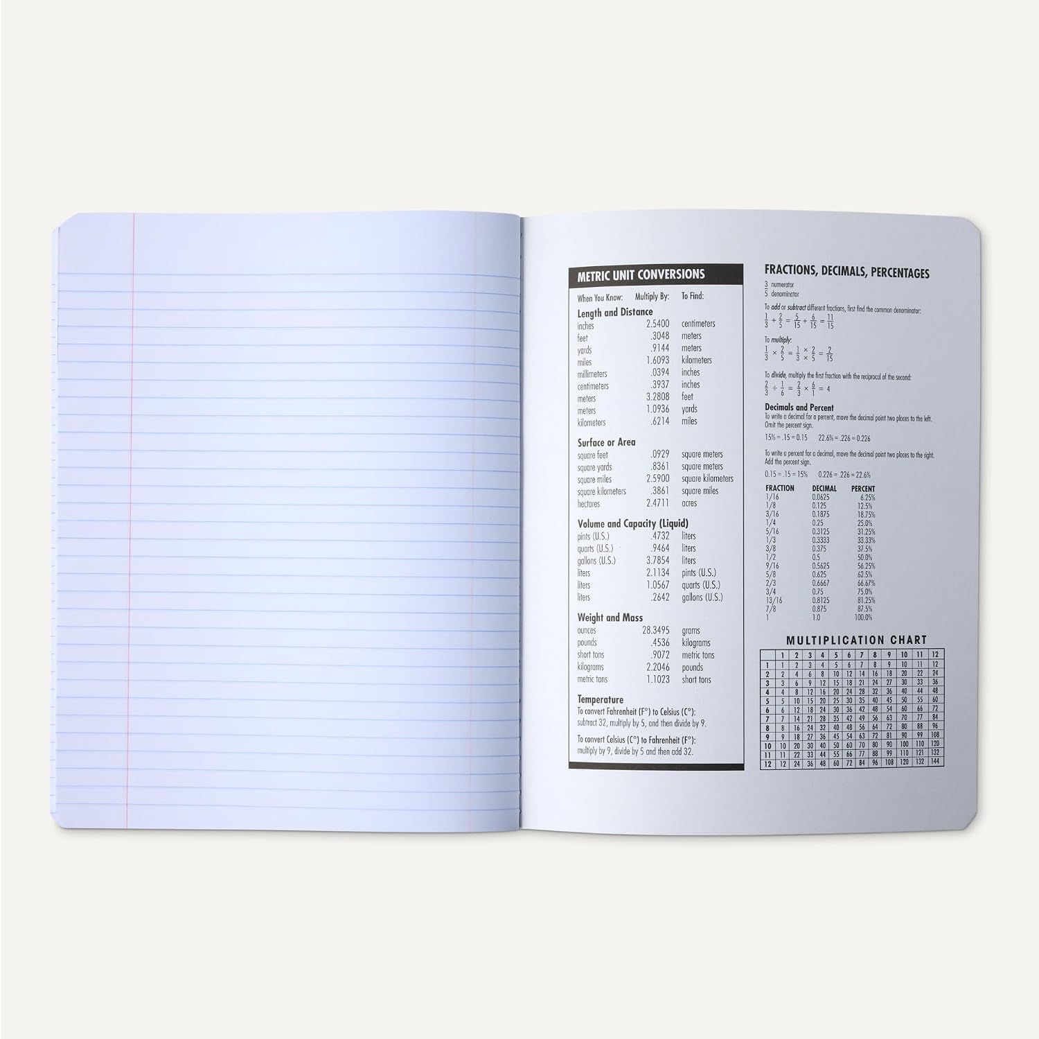 Thumbnail 3 de Amazon Basics Composition Notebook, College Ruled, 100 Sheets, 4-Pack