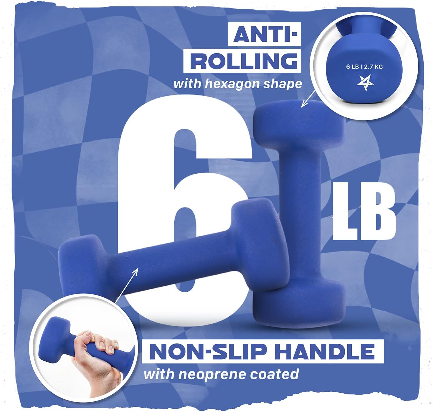 Detalle de Yes4All Neoprene Dumbbells
