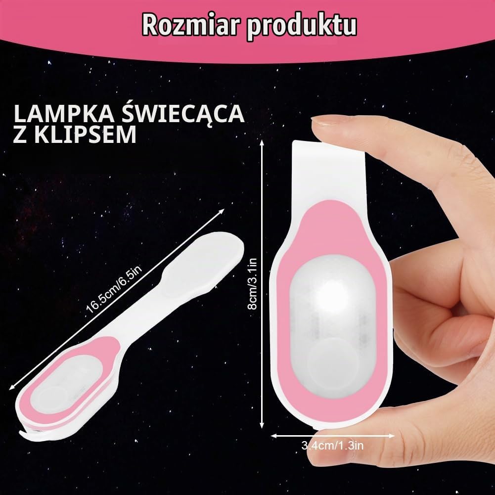 Detalle 2 de Ainiv lampka LED z klipsem, magnetyczna, 3 tryby, ładowanie USB-C