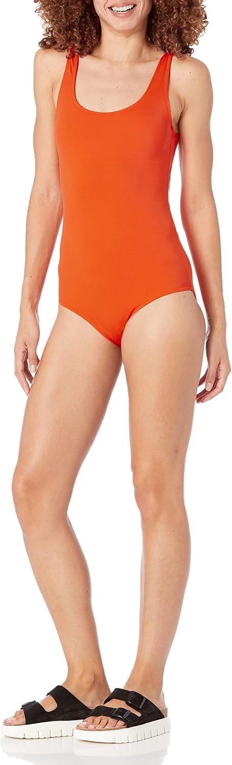Detalle de Amazon Essentials Women's One-Piece Coverage Swimsuit (Plus Size)