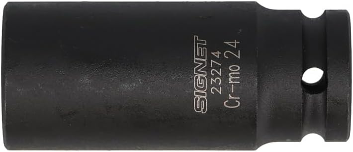 Detalle de SIGNET 23274 1/2インチ差込角 24mm ディープインパクトソケット