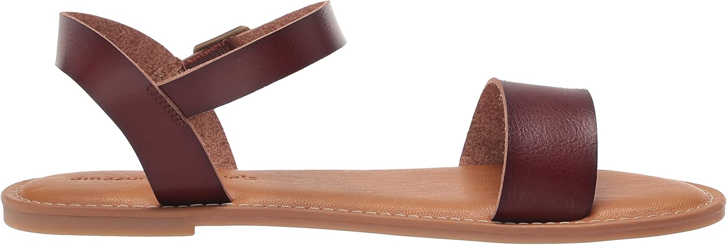 Thumbnail 5 de Amazon Essentials Damen Sandale mit Zwei Riemen und Schnalle – bequeme Sommerschlankengänger mit verstellbarem Knöchelriemen