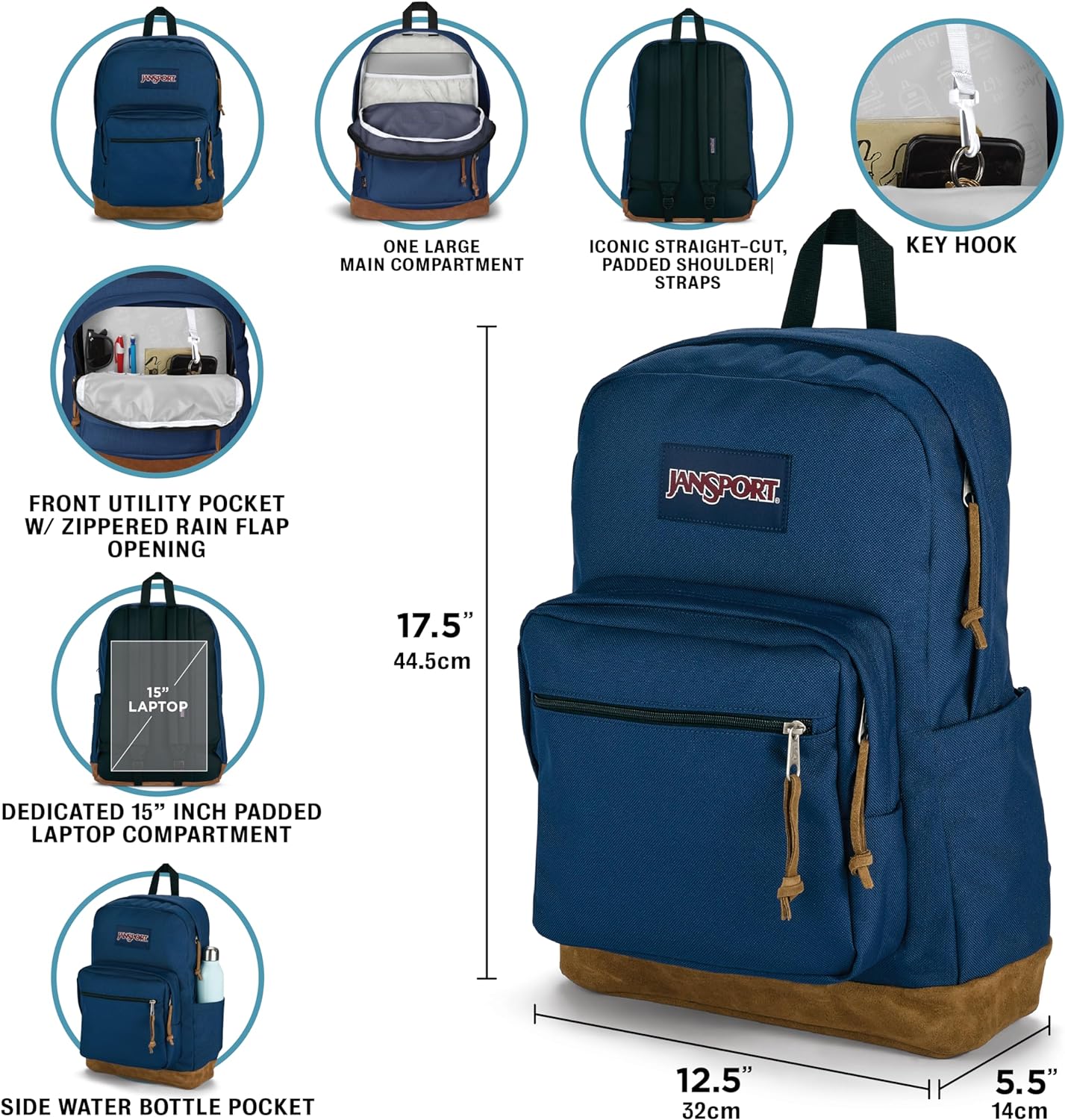 Thumbnail 6 de JanSport Right Pack Backpack Review: Durable Daypack with 15-Inch Laptop Sleeve