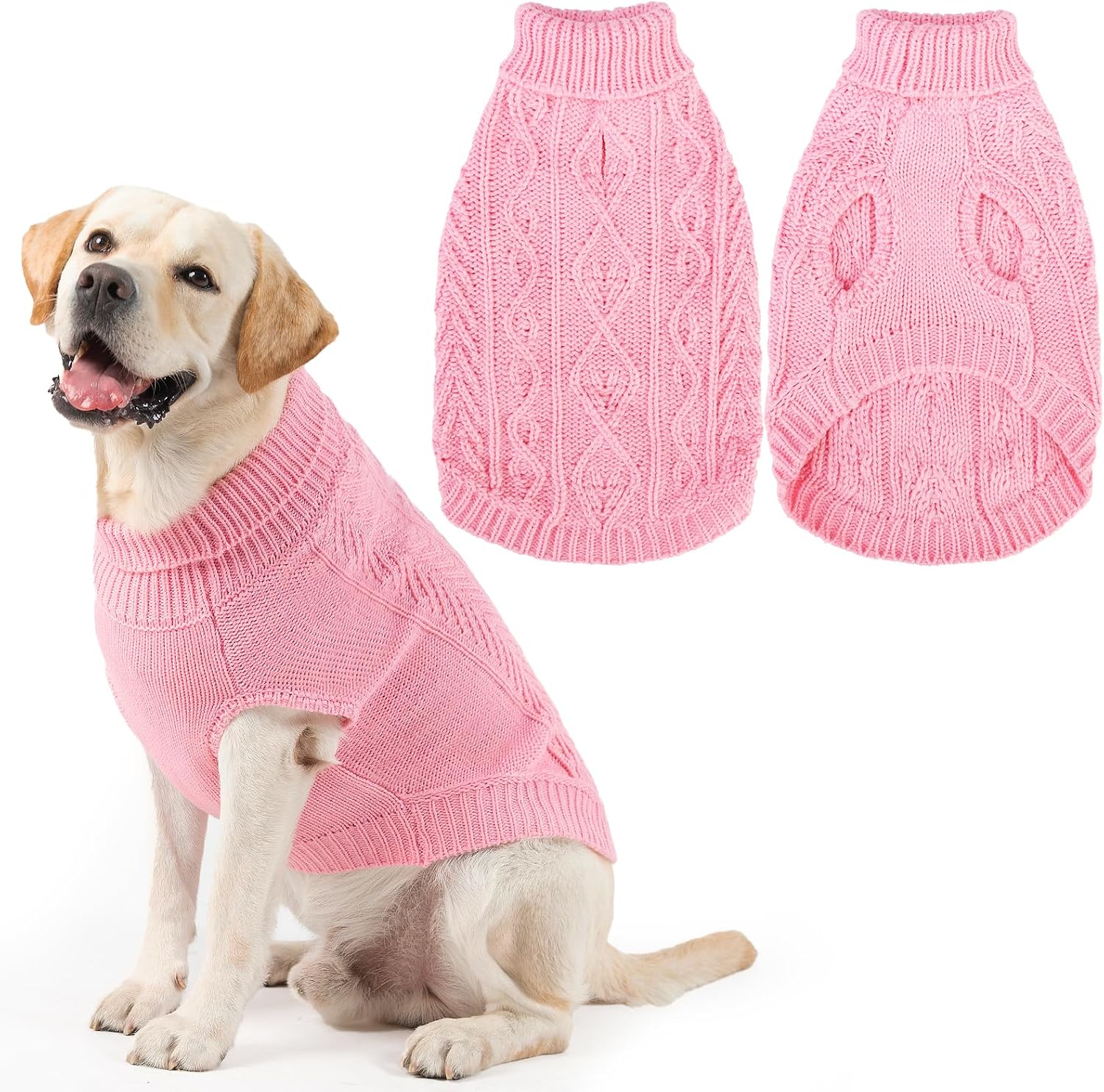 Detalle de PUPTECK Dog Sweater, 100% Acrylic