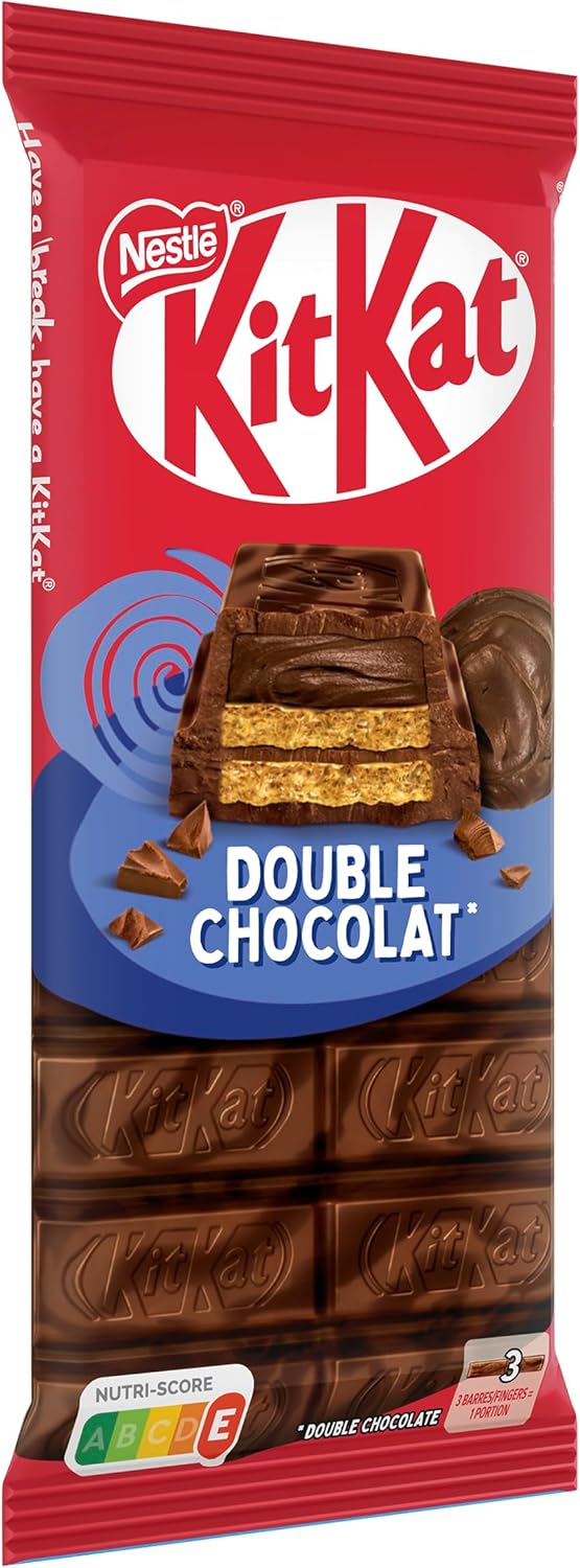 Thumbnail 2 de KitKat Tablette Double Chocolat - Lot de 4 x 99 g