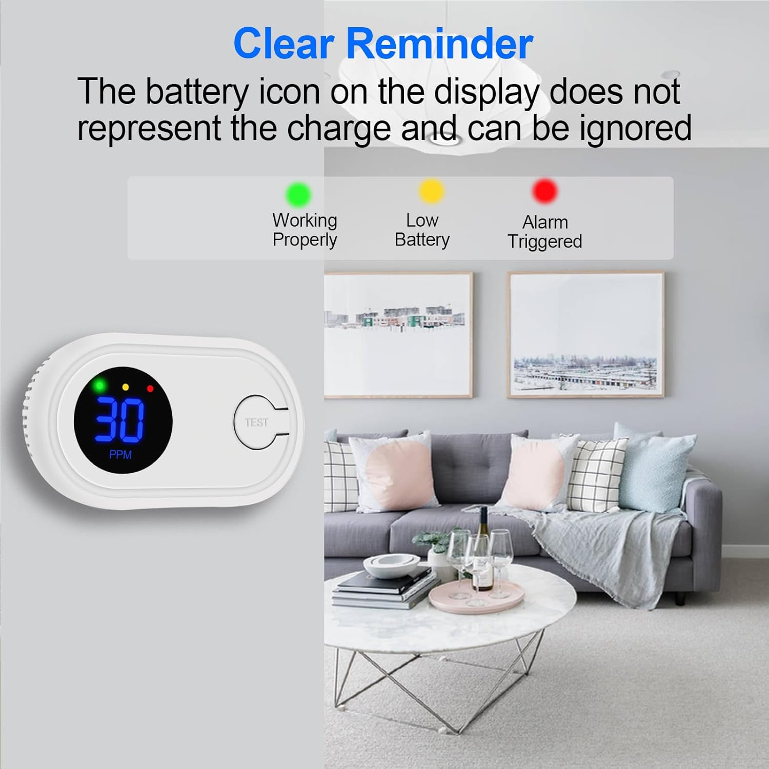 Thumbnail 4 de Carbon Monoxide Detector 123×70×25 mm