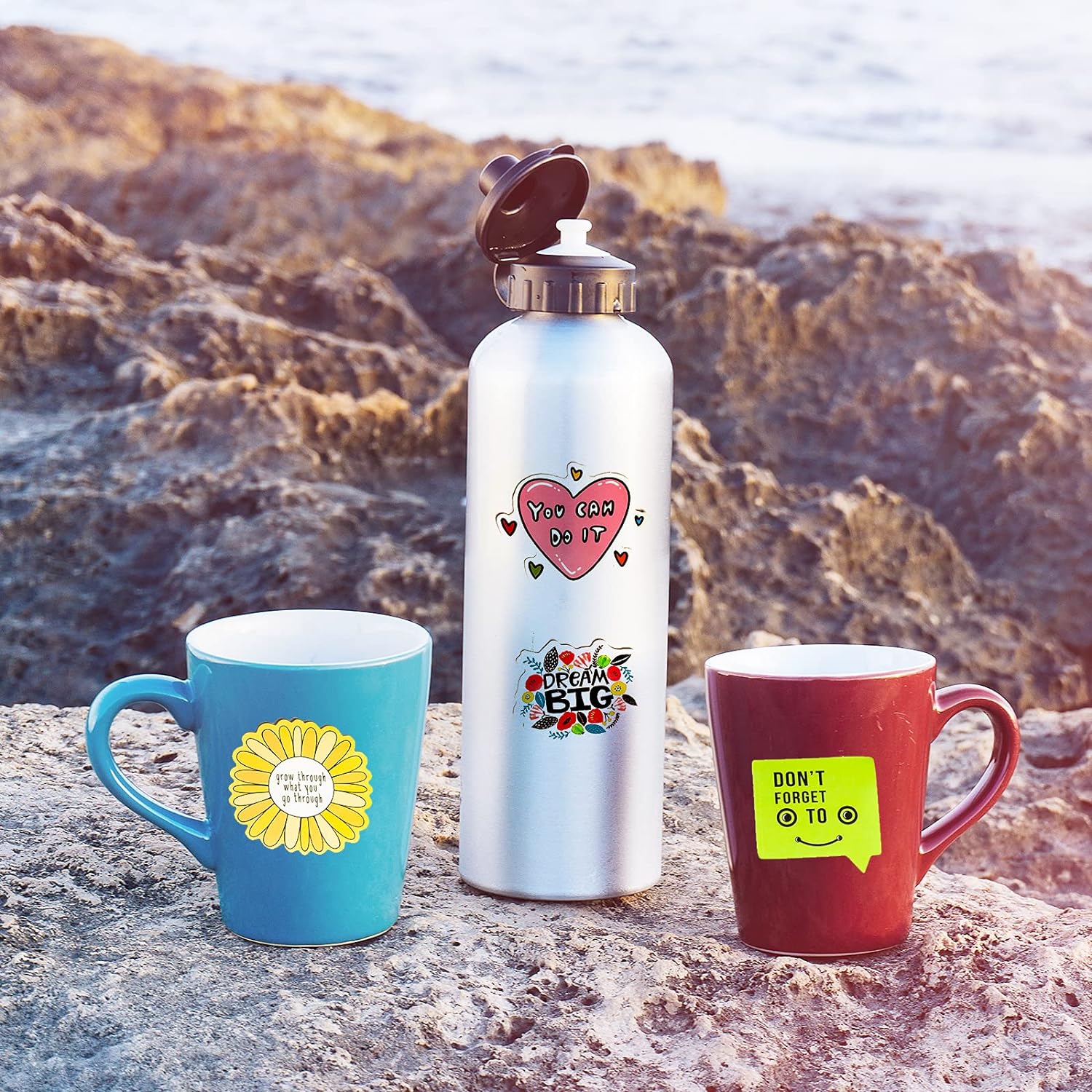 Thumbnail 4 de 300PCS Motivational Words Stickers for Adults 🏷️