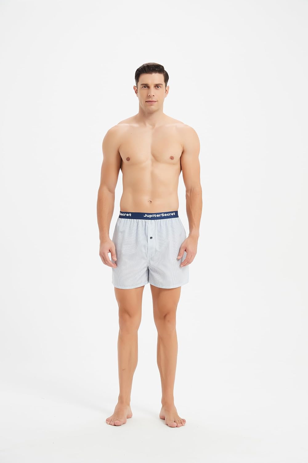 Detalle 2 de JupiterSecret Herren Boxershorts – Baumwolle-Polyester-Mischung, 6er oder 10er Pack (S–6XL)
