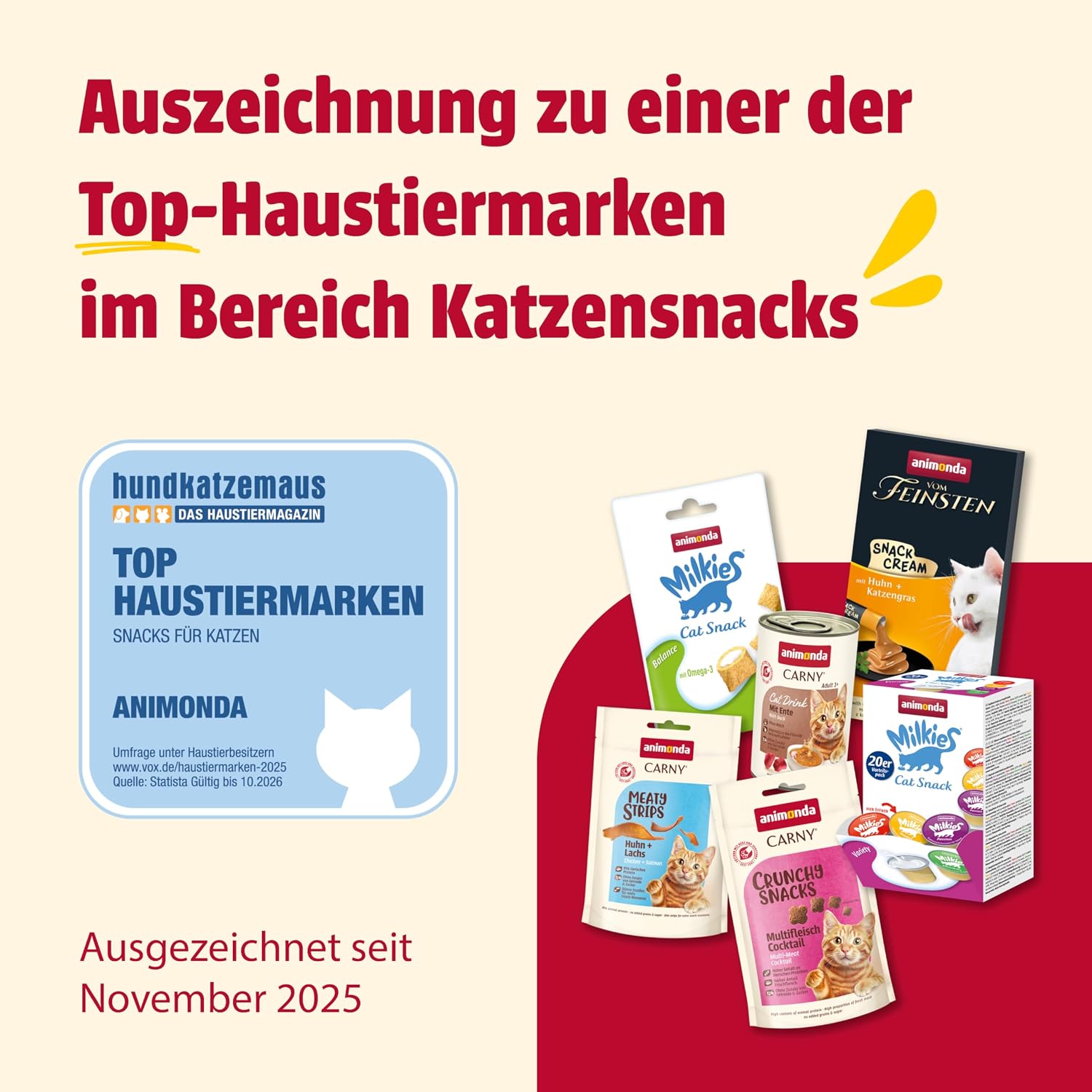 Detalle 2 de animonda Carny Katzensnack 24x140ml 🐱