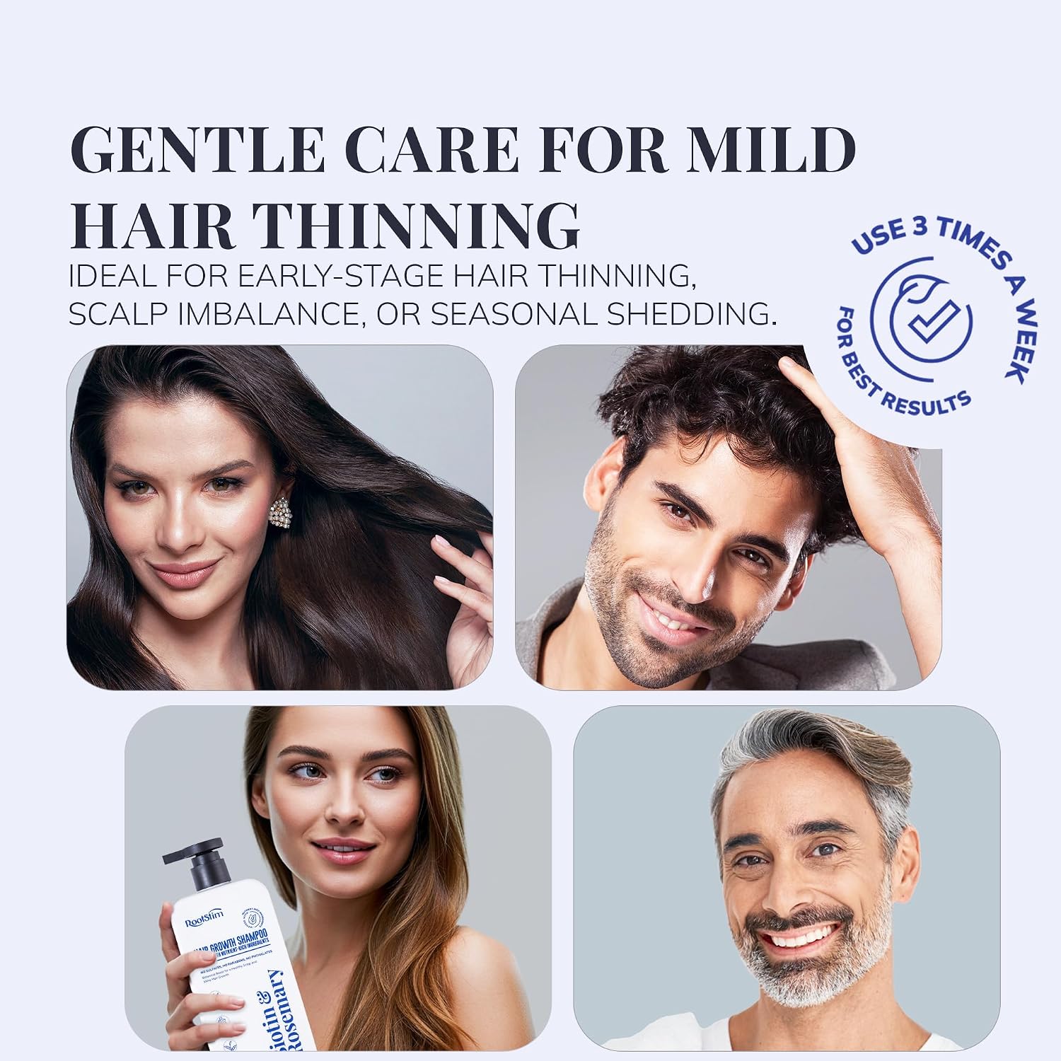 Thumbnail 3 de RootStim Biotin & Rosemary Shampoo for Hair Growth 10 oz