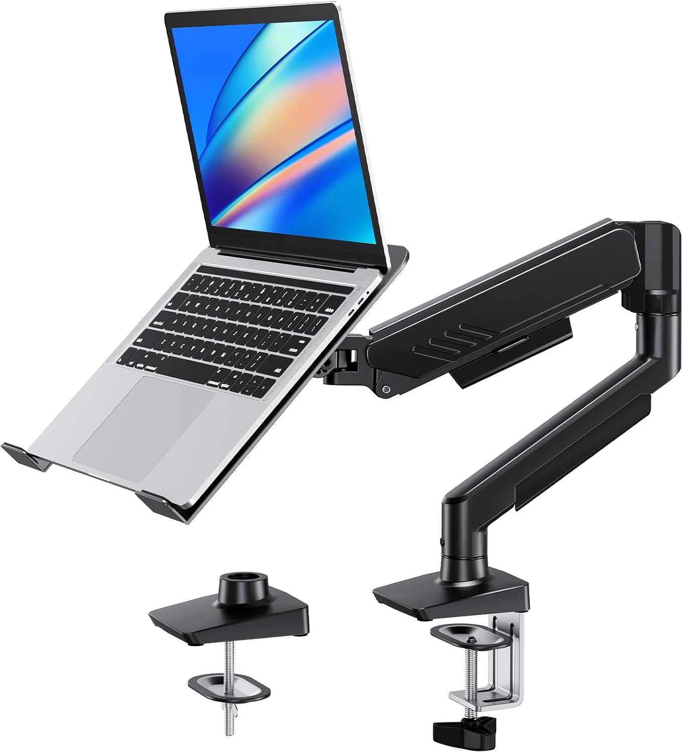 Detalle de HUANUO 2-in-1 Laptop Halterung Monitorarm 13–34 Zoll
