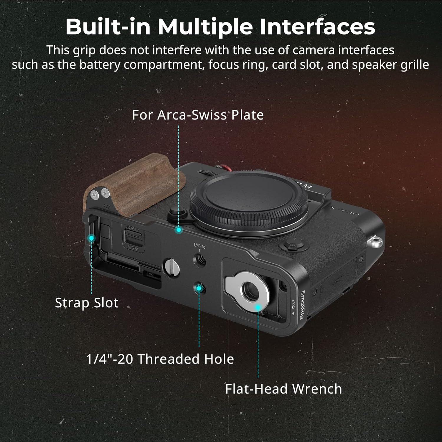 Thumbnail 3 de SmallRig L-förmige Montageplatte Fujifilm X‑T30