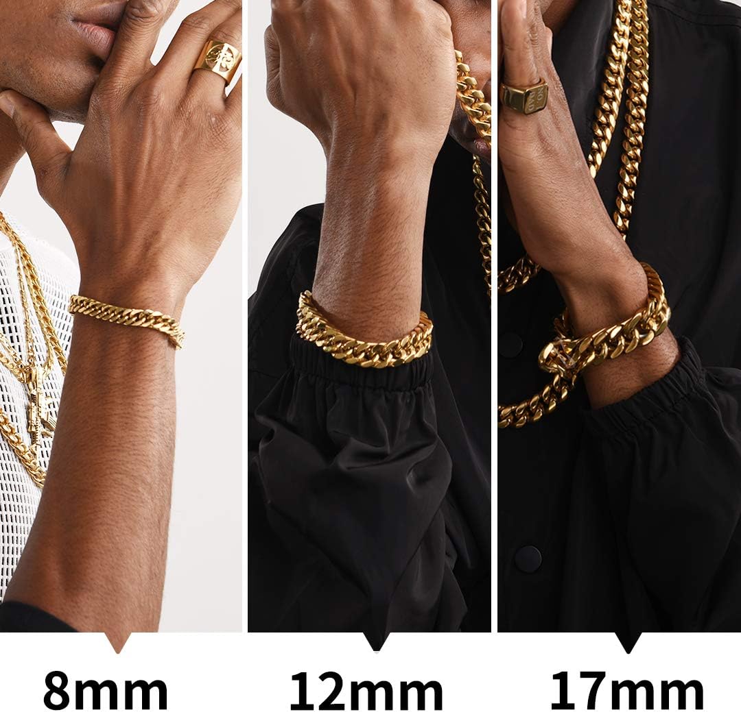 Detalle de ChainsHouse Bracelet Acier 21 cm