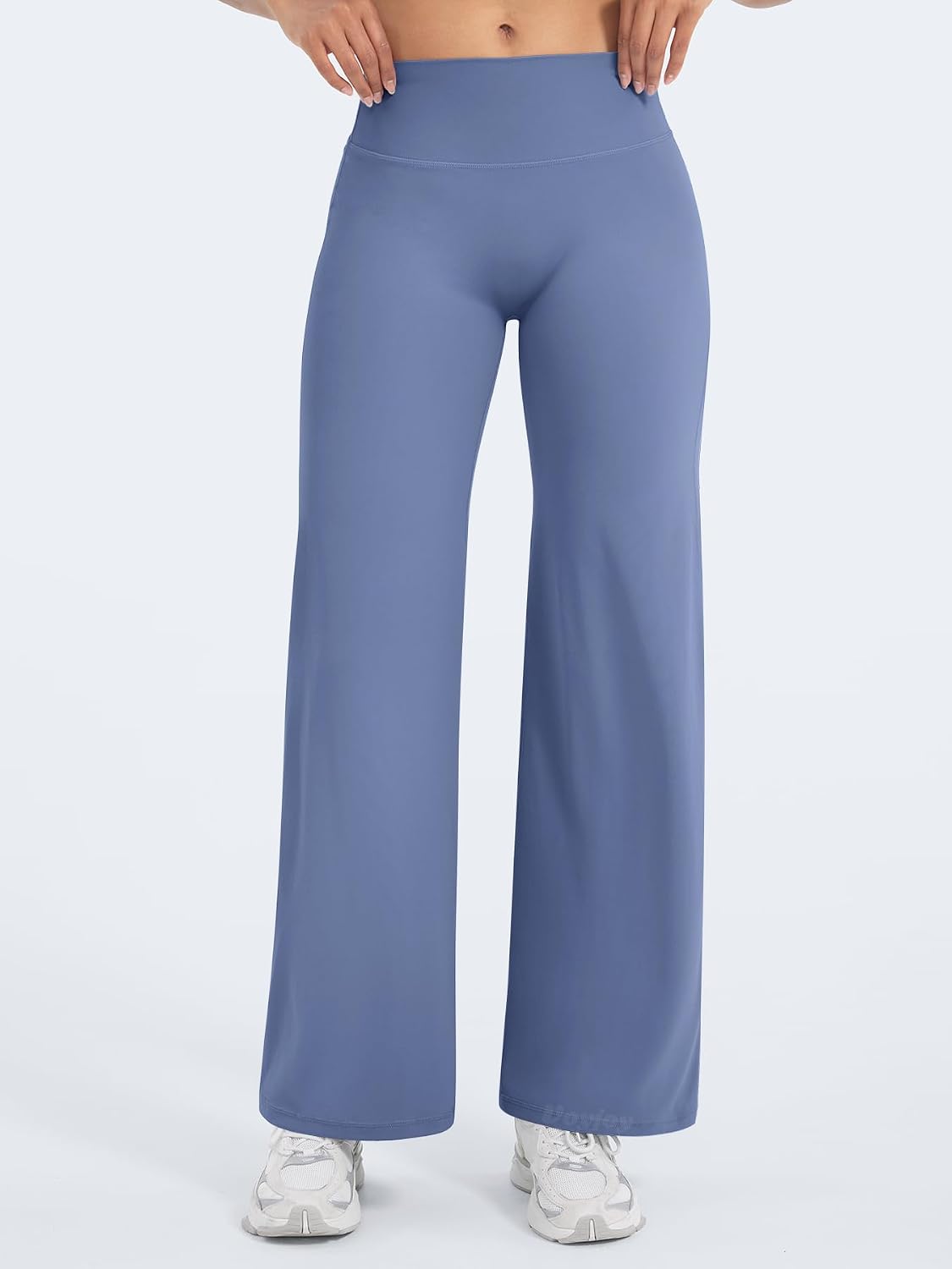 Thumbnail 4 de VOYJOY Straight Leggings Bottoms Wide-Leg High-Waist Sweatpants
