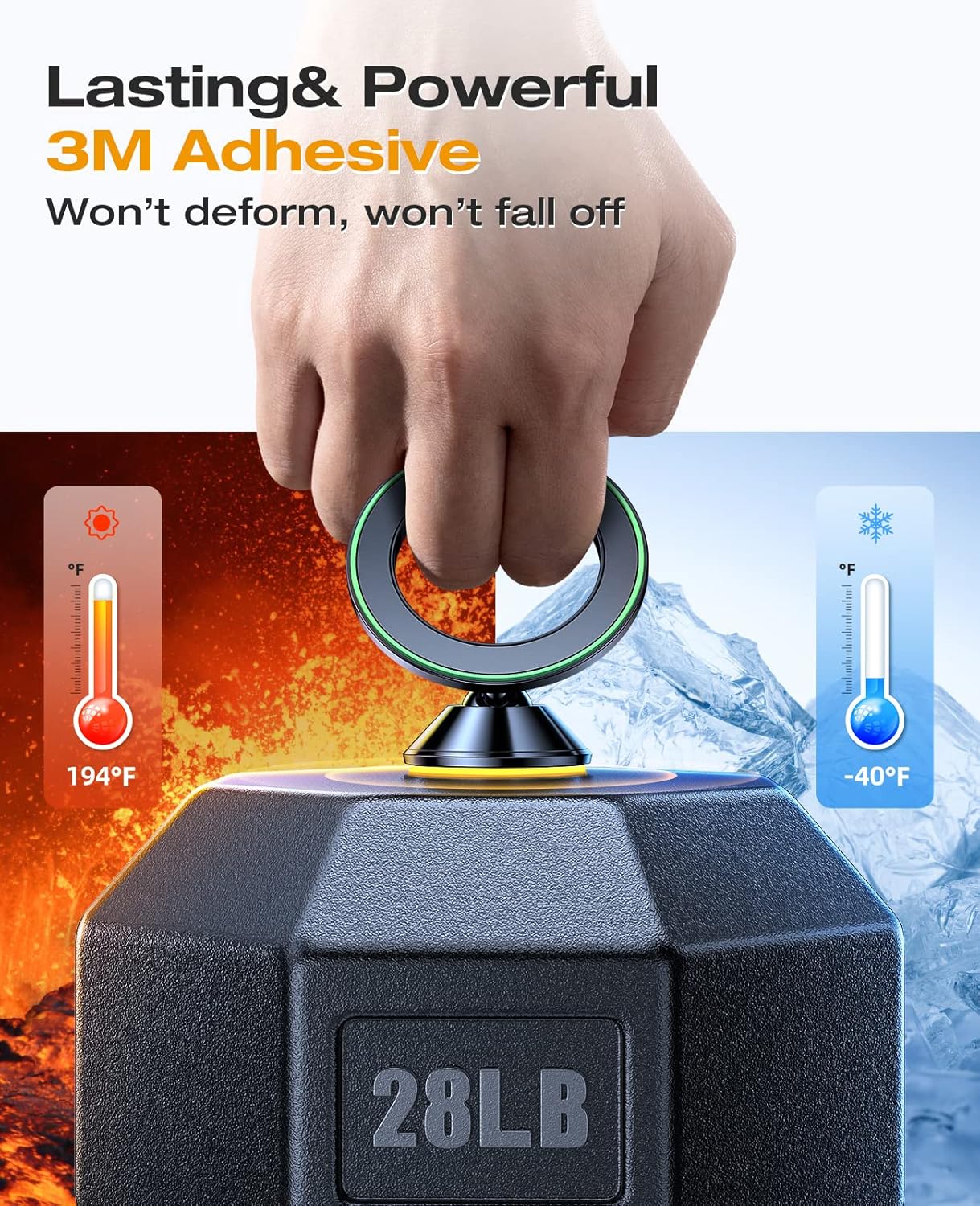 Thumbnail 2 de VICSEED 2025 MagSafe Car Mount 20 magnets