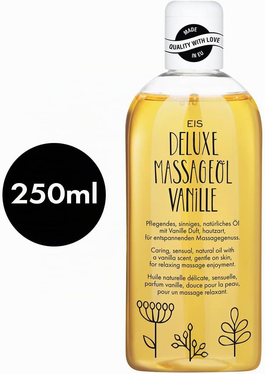 Thumbnail 1 de Olio massaggi EIS Deluxe alla vaniglia da 250 ml per massaggi rilassanti corpo e coppie