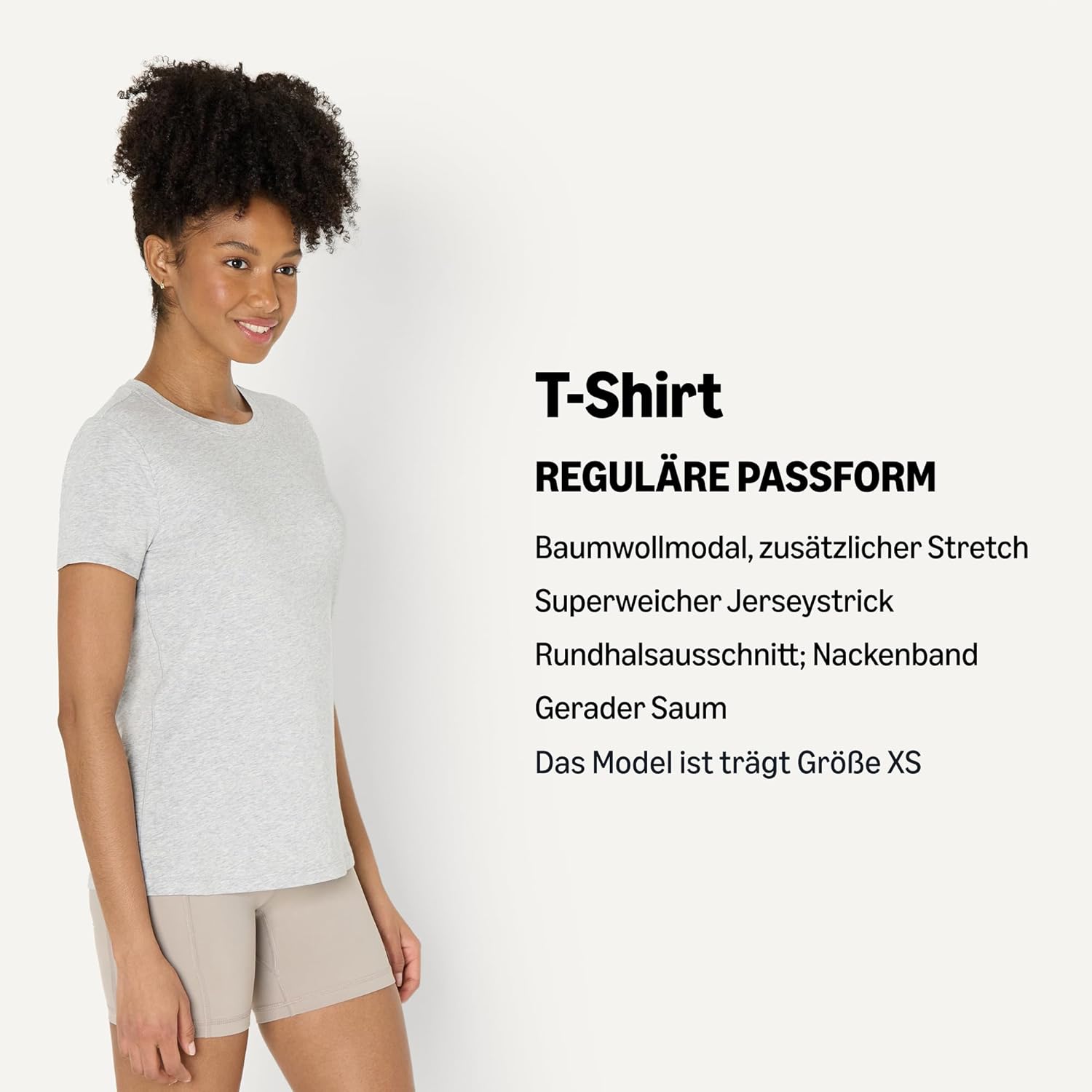 Thumbnail 3 de Amazon Essentials Damen Active Soft Cotton Leichtes Yoga-Workout-T-Shirt (Regular Fit)