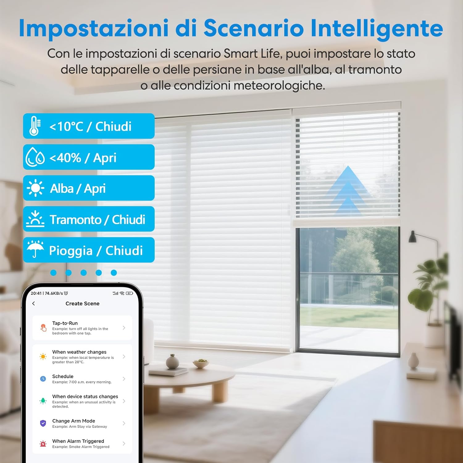Thumbnail 6 de LoraTap Interruttore WiFi per tapparelle 2 pezzi con Smart Life, Alexa e Google Home (300W)