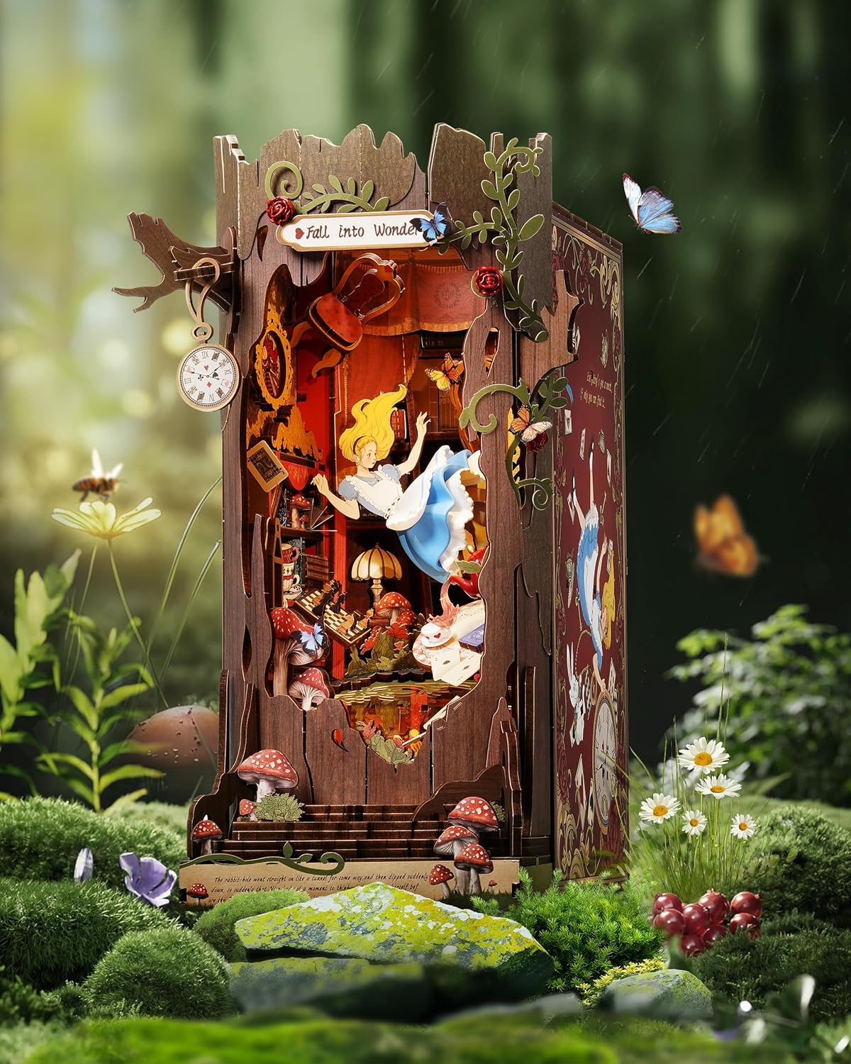 Detalle de Rolife Fall into Wonder Book Nook kit 🧩