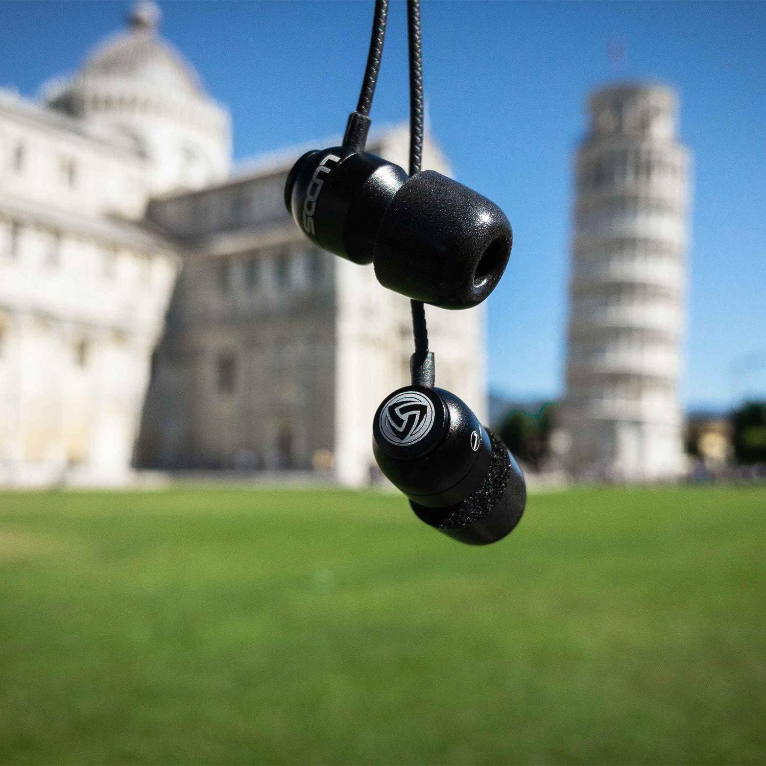 Thumbnail 3 de Ludos CLAMOR Wired Earbuds with Microphone & Call Control, Memory Foam Eartips (5 Year Warranty)
