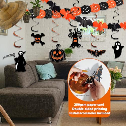 Detalle de AMLOOPH indoor Halloween decorations set in recyclable paper