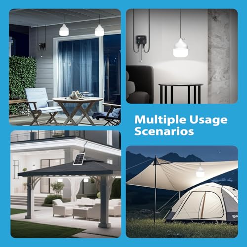 Detalle 2 de Aigostar Luz LED Solar Exterior 70W con Mando, Caja de Almacenamiento y Cable de 11 m