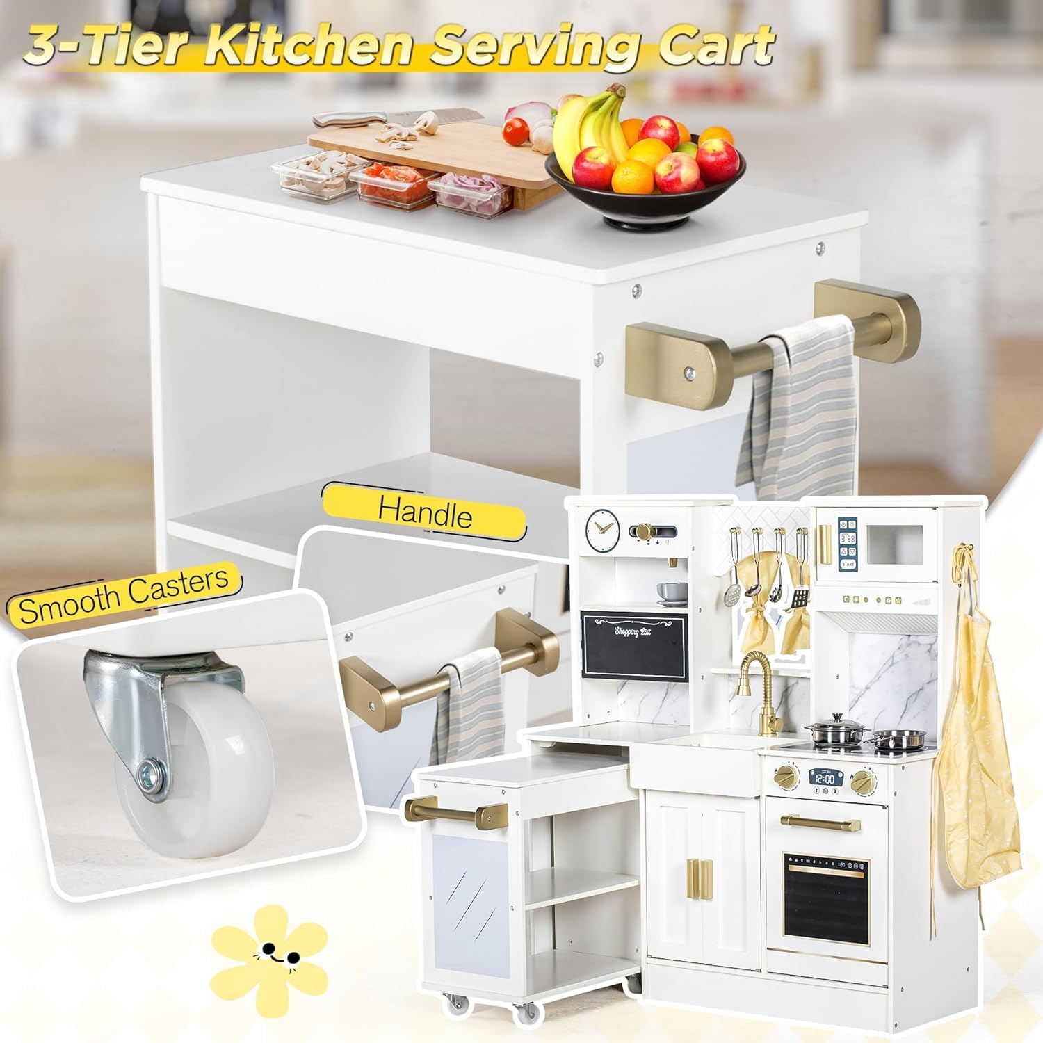 Detalle 1 de BRINJOY Cuisine en bois 3+ ans