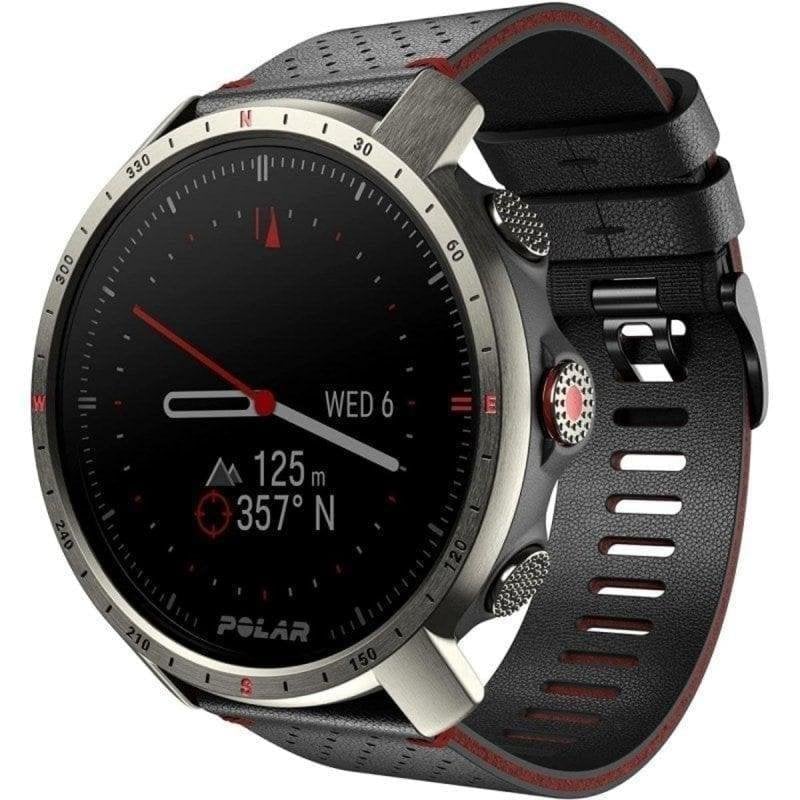Detalle de Polar Grit X Pro Titan Bluetooth GPS 1,2" Negro — reloj inteligente robusto para outdoor