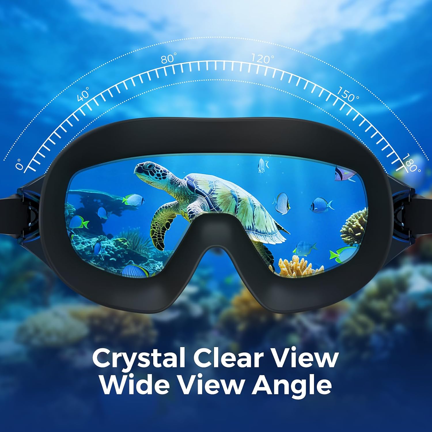 Detalle de Lavlola Swimming Goggles with Anti-Fog, 180° Vision, and UV Protection