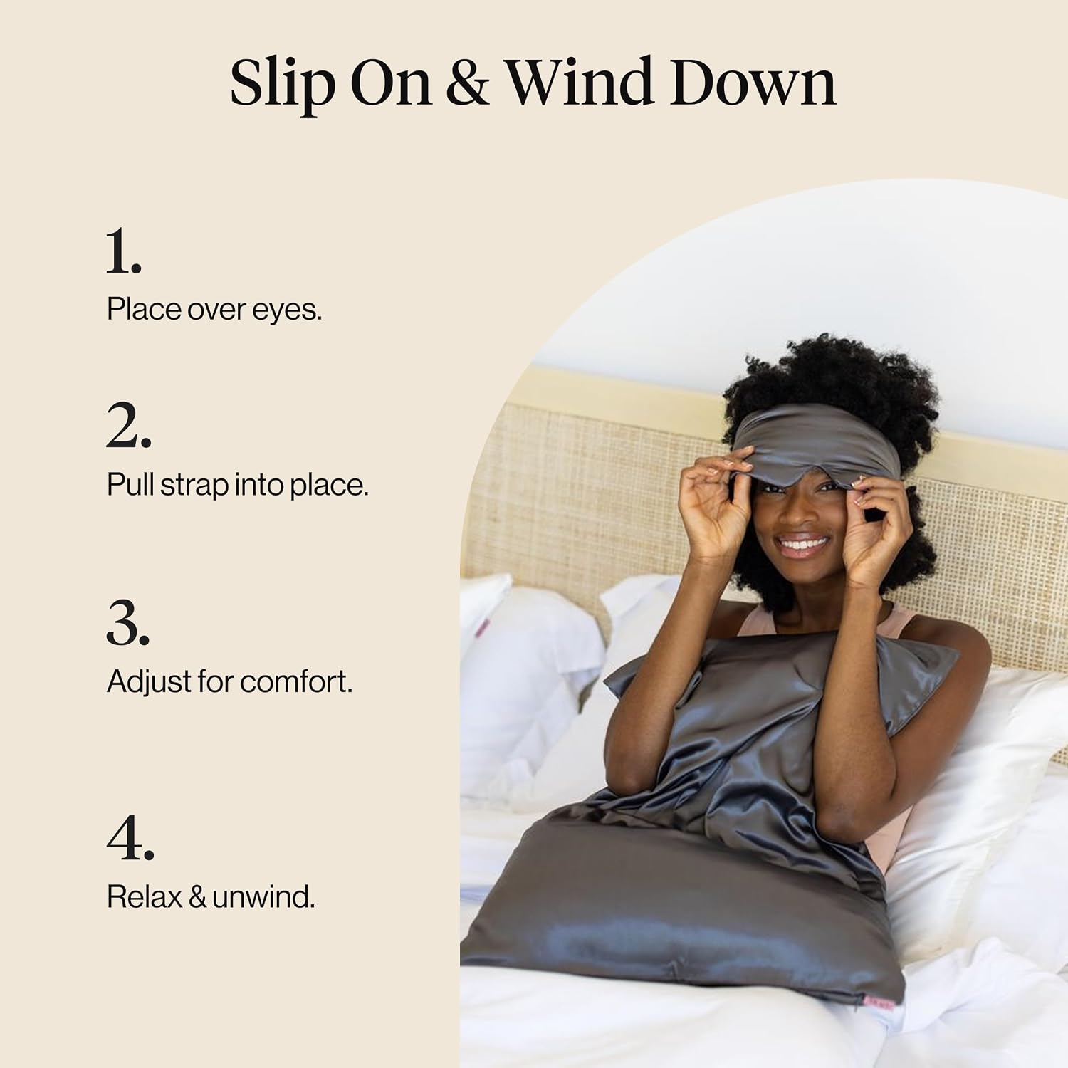 Thumbnail 6 de Kitsch Satin Sleep Mask
