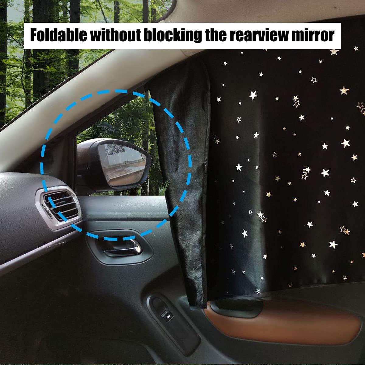 Thumbnail 6 de ZATOOTO 2 Pack Magnetic Car Side Window Shades with UV Protection