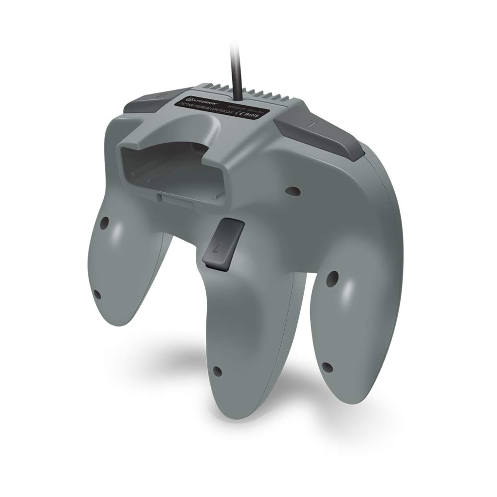 Thumbnail 3 de Hyperkin Captain Premium Wired Controller for Nintendo 64 – Gray (Retro Original Style)