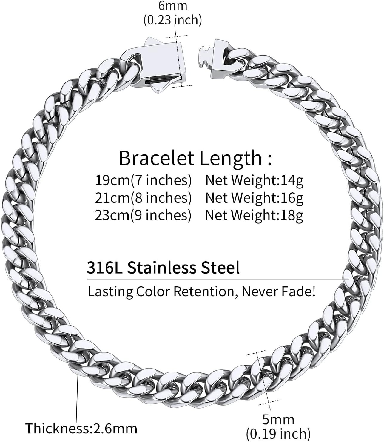Thumbnail 5 de ChainsHouse Gourmette Bracelet 21 cm 9 mm