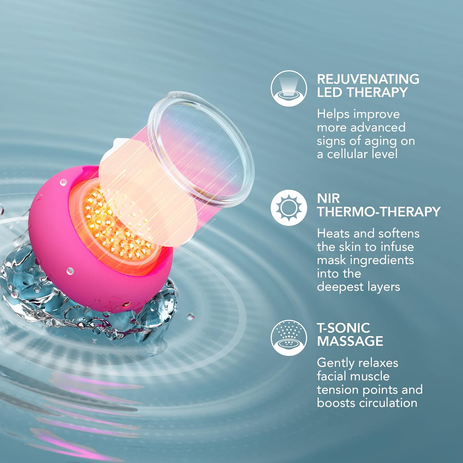 Thumbnail 2 de FOREO UFO 3 LED 4-in-1 Face Mask Skincare Device with NIR & Red Light Therapy