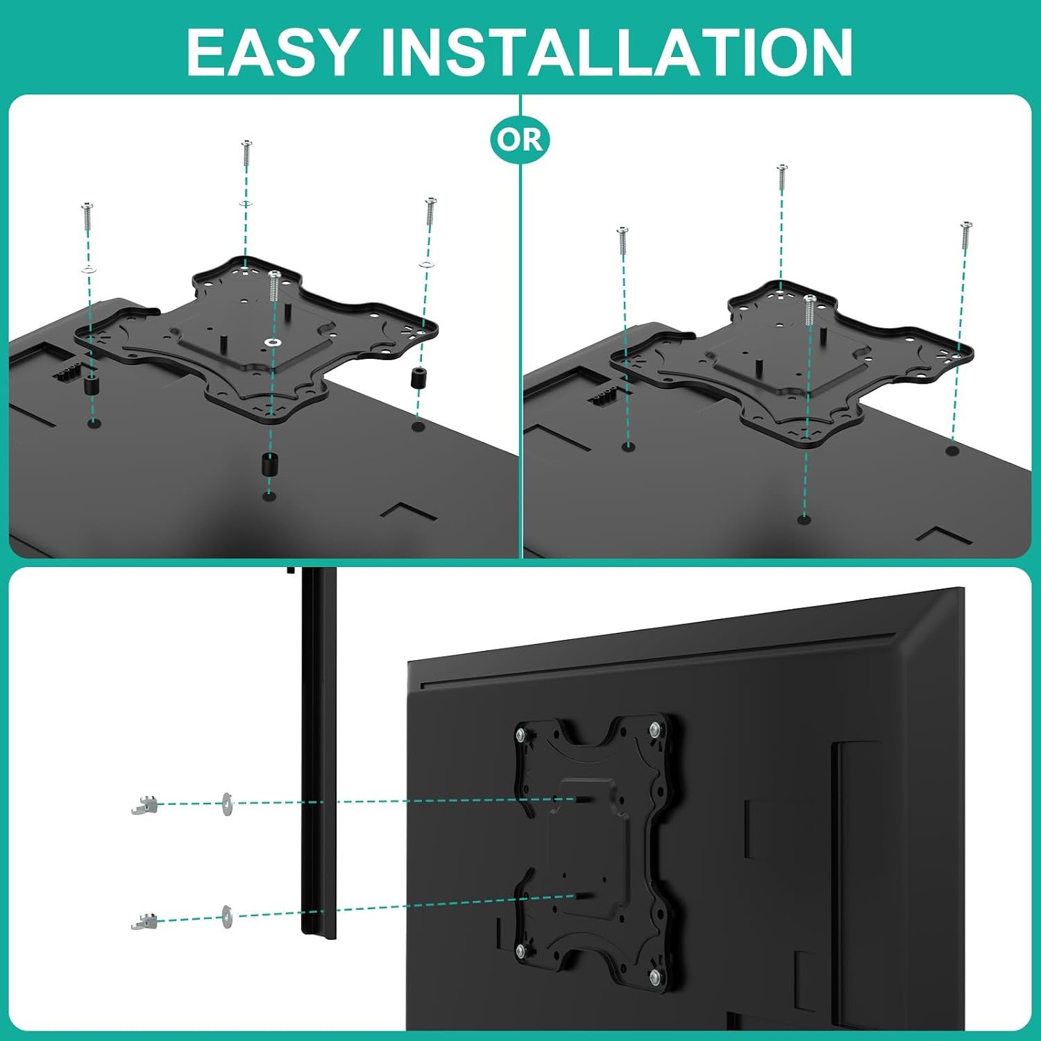 Thumbnail 6 de WALI FCM202 Ceiling TV Mount 44 lbs