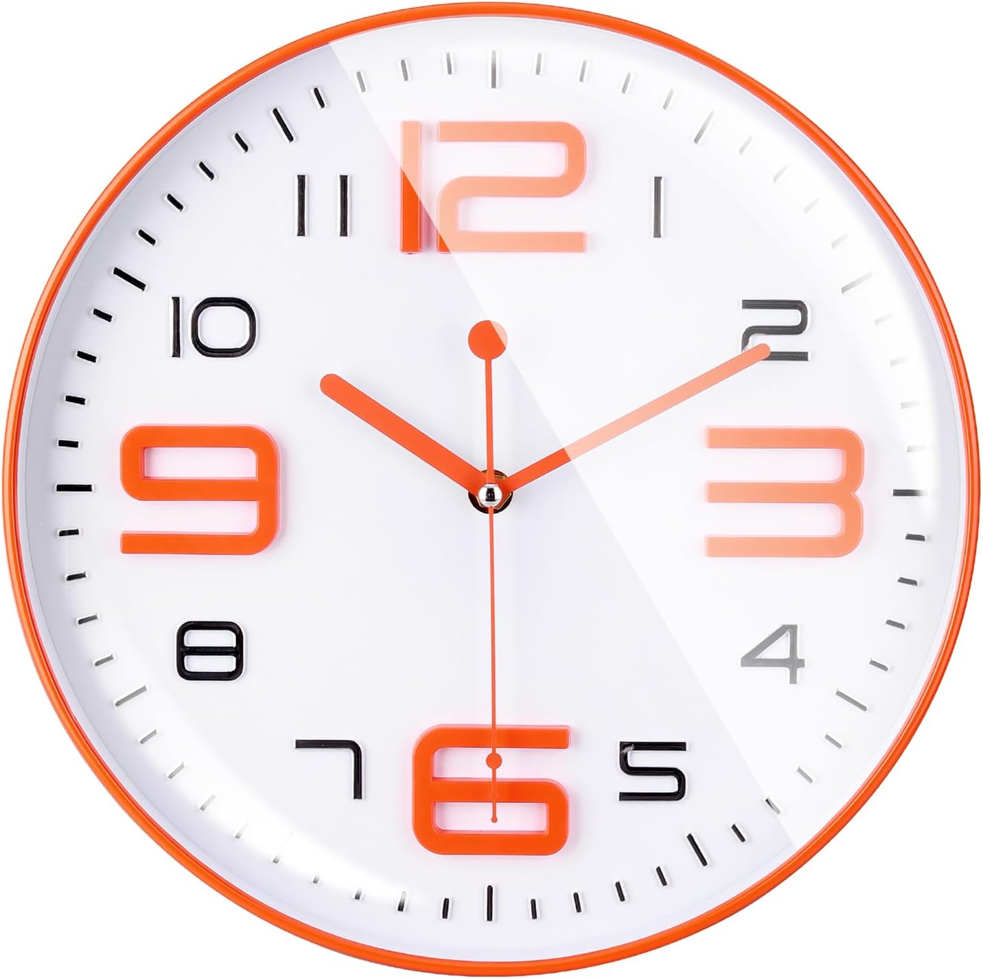 Thumbnail 6 de Topkey Silent Wall Clock Kitchen 12 Inch – Retro Non-Ticking Decorative Clock in Blackish Green